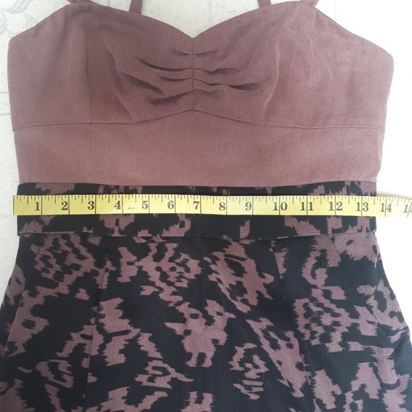 Aritzia Wilfred Black Maroon Dress 6 - Picture 3 of 10